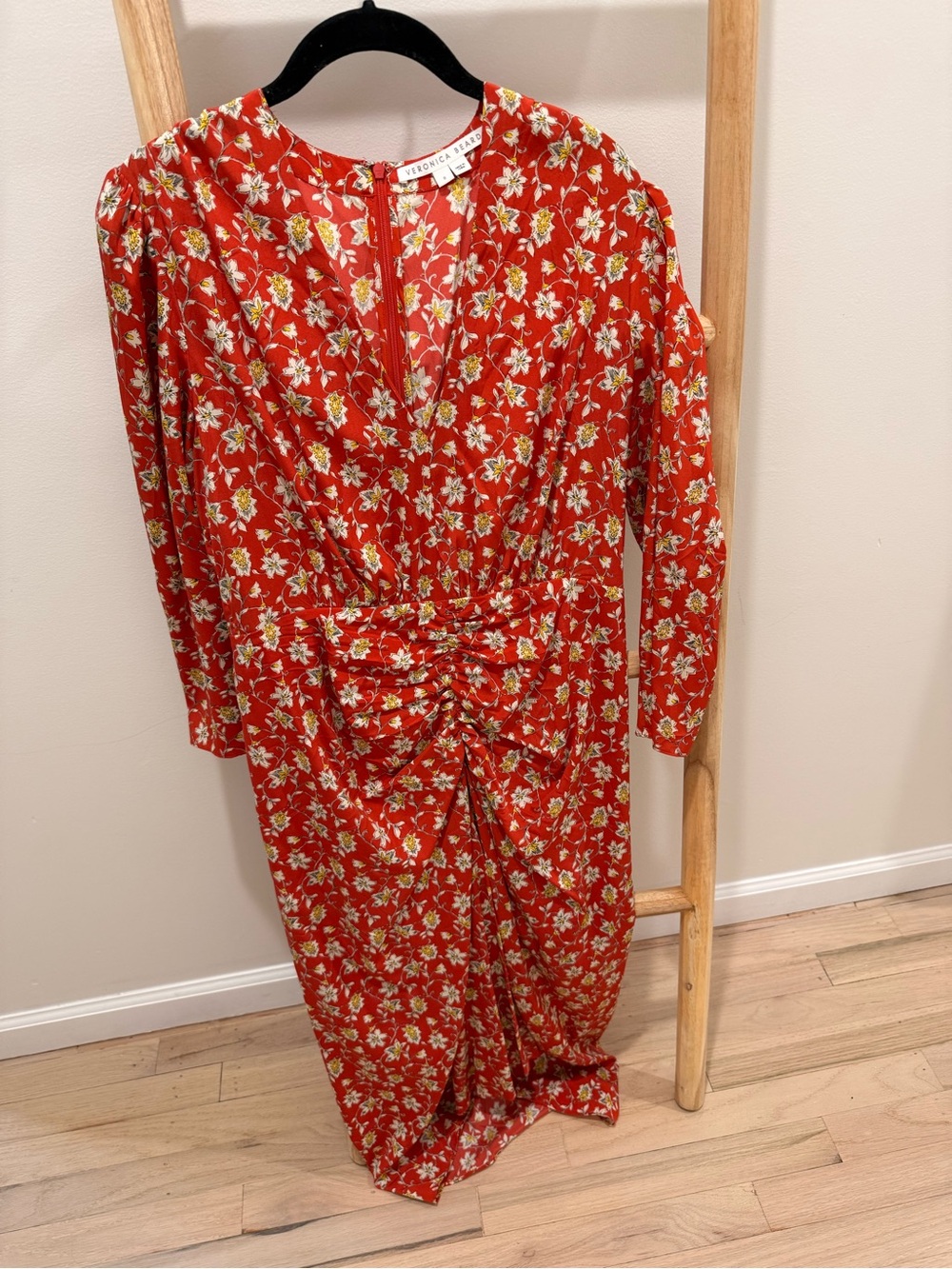 Veronica Beard Mary Silk Ditsy Floral Dress size 6 - Picture 3 of 5
